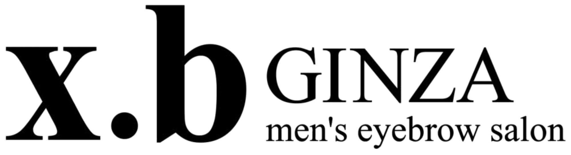 x.b GINZA ロゴ白版